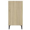 vidaXL Buffet ch&ecirc;ne sonoma 57x35x70 cm bois d'ing&eacute;nierie