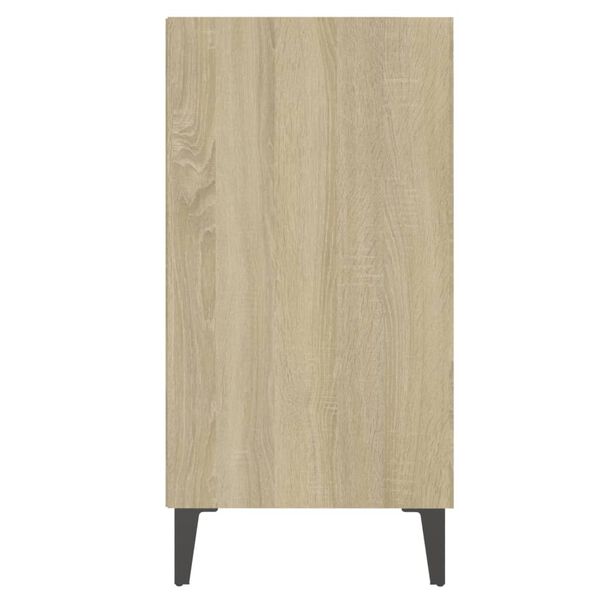vidaXL Buffet ch&ecirc;ne sonoma 57x35x70 cm bois d'ing&eacute;nierie