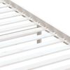 vidaXL Cadre de lit sans matelas blanc bois massif