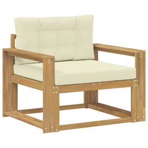 vidaXL Sofa de milieu ext&eacute;rieur Polyester Blanc