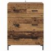 vidaXL Buffet Bois Ancien 69,5 x 34 x 90 cm Bois d'ing&eacute;nierie et fer
