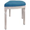 vidaXL Banc Bleu 110,5x45x49 cm Velours