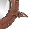 vidaXL Miroir en forme de porthole mural Ø23 cm aluminium et verre