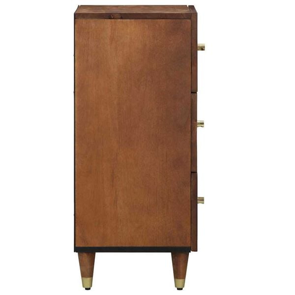 vidaXL Buffet avec tiroir Marron 40 x 33 x 75 cm Bois de mangue massif