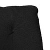 vidaXL fauteuil Noir 61 x 78 x 98 cm Tissu Sherpa