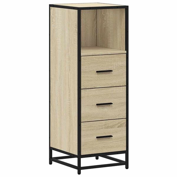 vidaXL Armoire de salle de bain chêne sonoma 35x37,5x100 cm