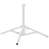 vidaXL Support de parasol Blanc Acier pour 25-32 mm Poteau