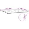 vidaXL Prot&egrave;ge-matelas blanc 180x220 cm