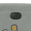 vidaXL Fauteuil inclinable &eacute;lectrique de massage gris clair velours