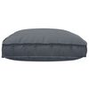 vidaXL Coussin pour assise de palette Anthracite 120 x 80 x 12 cm