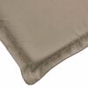 vidaXL Coussin de chaise longue taupe 180x60x4 cm tissu oxford