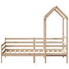 vidaXL Lit de jour avec toit sans matelas 90x190 cm bois massif