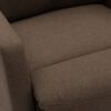 vidaXL Fauteuil de massage Marron Tissu