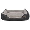 vidaXL Lit pour chiens avec coussin rembourr&eacute; Taille XXL Noir