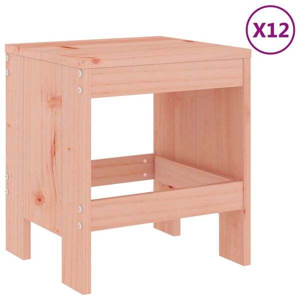 vidaXL Ensemble à manger de jardin 13 pcs bois massif de Douglas