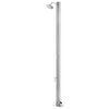 vidaXL Douche de jardin 215 cm Acier inoxydable