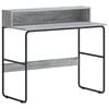 vidaXL Bureau avec rangement Sonoma gris 100 x 50 x 91 cm