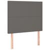 vidaXL Cadre de lit sans matelas gris 90x200 cm similicuir