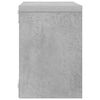 vidaXL &Eacute;tag&egrave;res cube murales 4 pcs Gris b&eacute;ton 22x15x22 cm