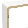 vidaXL Étagères murales sous forme de cube 3 pcs Blanc MDF