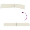 vidaXL Auvent lat&eacute;ral r&eacute;tractable de patio 170x1200 cm Cr&egrave;me