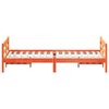 vidaXL Cadre de lit sans matelas cire marron 140x200cm bois pin massif