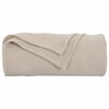 vidaXL Couvertures &agrave; jeter 6 pcs Beige 170 x 130 cm Toison