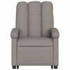 vidaXL Fauteuil inclinable taupe tissu