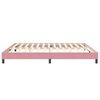 vidaXL Cadre de lit sans matelas rose 200x220 cm velours