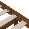 vidaXL Cadre de lit sans matelas marron miel bois massif 75x190 cm