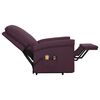 vidaXL Fauteuil de massage Violet Tissu