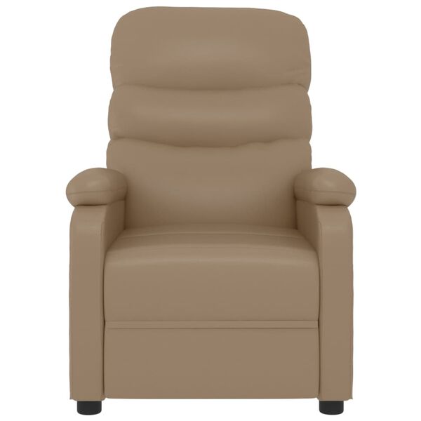 vidaXL Fauteuil inclinable Cappuccino Similicuir