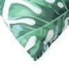 vidaXL Coussins de palette lot de 2 motif de feuilles tissu