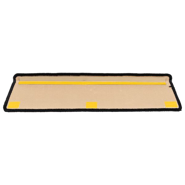 vidaXL Tapis d'escalier autoadh&eacute;sifs 5 pcs 65x21x4 cm Noir et gris