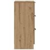 vidaXL Buffets 2 pcs chêne artisanal 30x30x70 cm bois d'ingénierie