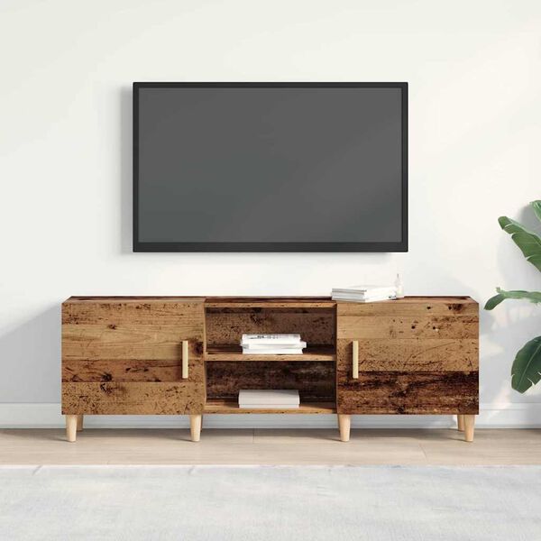 vidaXL Meuble TV Bois ancien 150 x 30 x 50 cm Bois d'ing&eacute;nierie