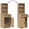 vidaXL Haut Armoire Ch&ecirc;ne artisanal 41 x 40 x 135 cm Bois d'ing&eacute;nierie