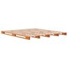 vidaXL Lit de palette sans matelas cire marron 180x200 cm pin massif