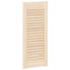 vidaXL Portes d'armoire &agrave; persiennes 4pcs 69x29,5cm bois de pin massif