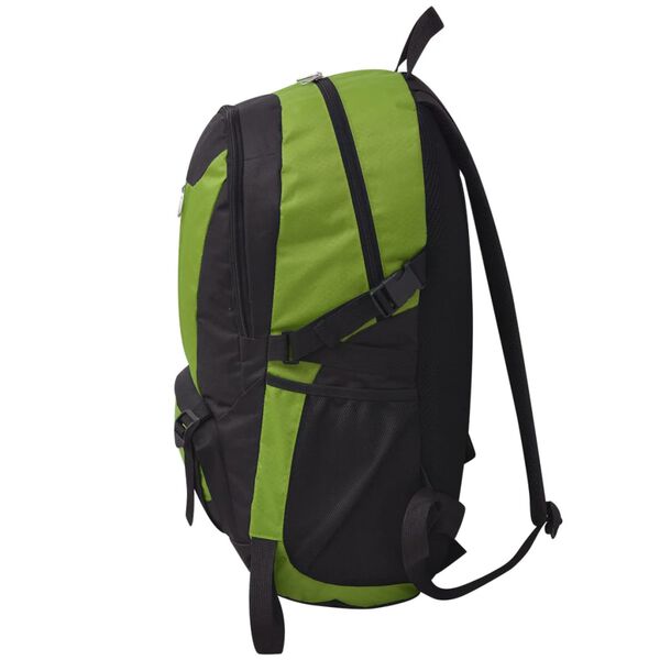 vidaXL Sac &agrave; dos de randonn&eacute;e 40 L noir et vert