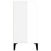 vidaXL Buffet Blanc brillant 60x35x70 cm Bois d'ing&eacute;nierie