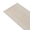 vidaXL Planches de sol 18 pcs Ch&ecirc;ne blanc classique 2,51 m&sup2; PVC