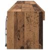 vidaXL Ensemble meuble TV avec LED Bois ancien Bois d'ing&eacute;nierie
