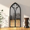 vidaXL Miroir Noir 100x45 cm Fer pour utilisation à l'intérieur
