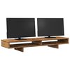 vidaXL Support de moniteur vieux bois 100x27x15 cm bois d'ingénierie