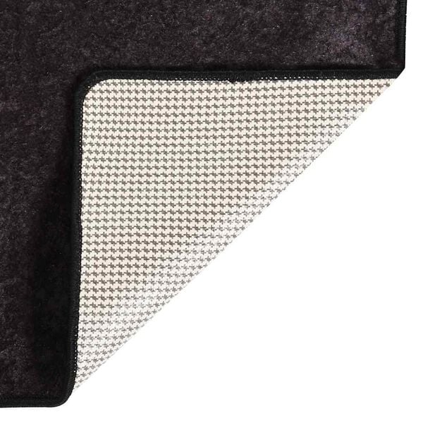 vidaXL Tapis lavable 80x150 cm Anthracite