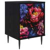 vidaXL Table de chevet KIEL Ch&ecirc;ne noir 36 x 33 x 51 cm
