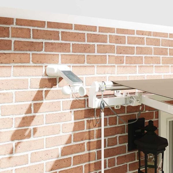 vidaXL Auvent R&eacute;tractable Beige 400 &times; 300 cm Polyester et m&eacute;tal