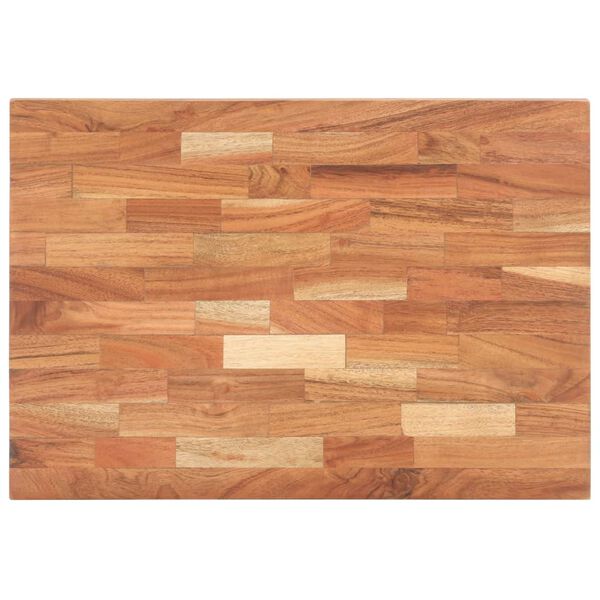 vidaXL Planche à découper 50x35x4 cm Bois d'acacia massif