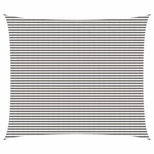vidaXL Voile d'ombre 6 x 7 m HDPE Rectangulaire Gris clair et blanc